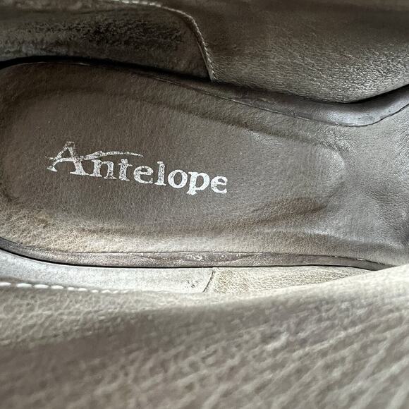 Antelope Peep Toe Block Heel Ankle Boots Booties Taupe EU Size 40 Women’s 9-9.5 - Picture 11 of 12